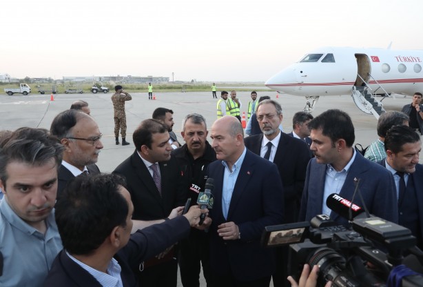 Foto - Süleyman Soylu ve Murat Kurum sel felaketinin yaşandığı Pakistan'da