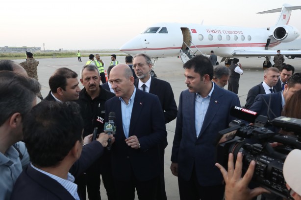 Foto - Süleyman Soylu ve Murat Kurum sel felaketinin yaşandığı Pakistan'da