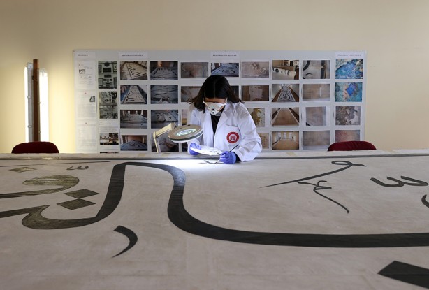 Foto - Sultan II. Mahmud imzalı! 200 yıllık devasa levhada sona gelindi!