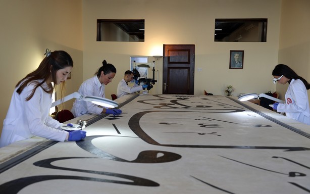 Foto - Sultan II. Mahmud imzalı! 200 yıllık devasa levhada sona gelindi!