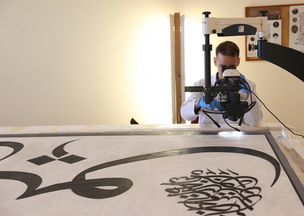 Foto - Sultan II. Mahmud imzalı! 200 yıllık devasa levhada sona gelindi!