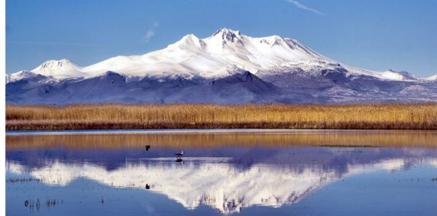 Foto - Sultan Sazlığı'na göçmen kuşlar için su takviyesi 