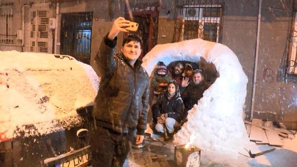 Foto - Sultangazililer Eskimolar'a özendi! İşte ortaya çıkan manzara