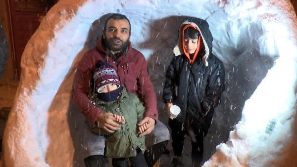 Foto - Sultangazililer Eskimolar'a özendi! İşte ortaya çıkan manzara
