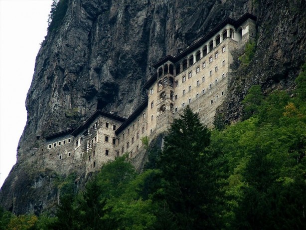 Sümela Manastırı'ndan tarihi kareler