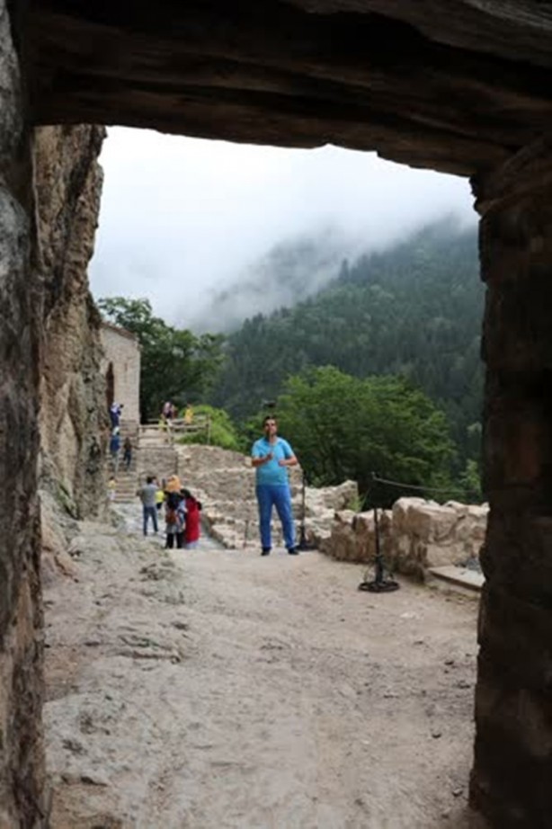 Foto - Sümela'nın "Aya Varvara"sına yoğun ilgi
