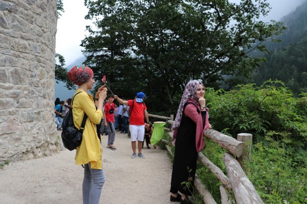 Foto - Sümela'nın "Aya Varvara"sına yoğun ilgi