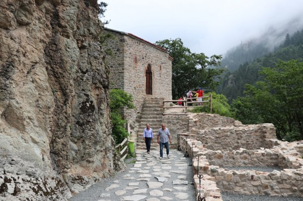 Foto - Sümela'nın "Aya Varvara"sına yoğun ilgi