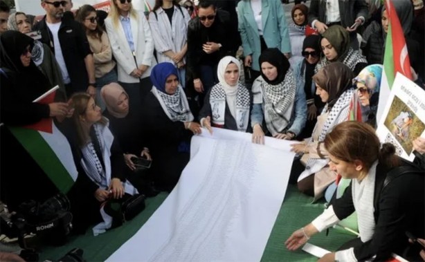 Foto - Sümeyye Erdoğan Bayraktar: Zulme sessiz kalmayacağız!