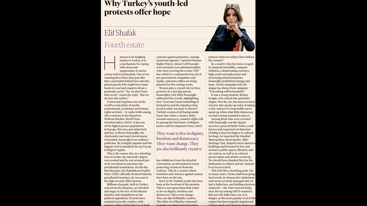 Foto - Sümüklü FETÖ’nün gelini Elif Şafak, Türkiye’yi patronlarına şikayet etti!