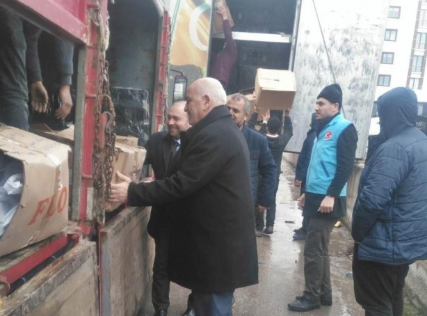 Foto - Sungurlu'dan kamplarda yaşayanlara yardım