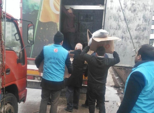 Foto - Sungurlu'dan kamplarda yaşayanlara yardım