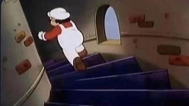 Foto - Süper Mario aşağıya mı yoksa yukarıya mı koşuyor? Sosyal medyayı karıştırdı