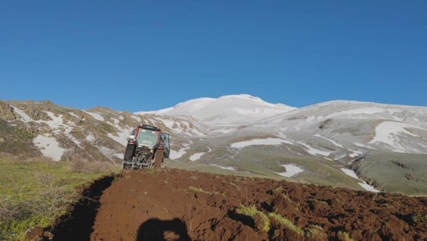 Foto - Süphan Dağı mayısta beyaza büründü