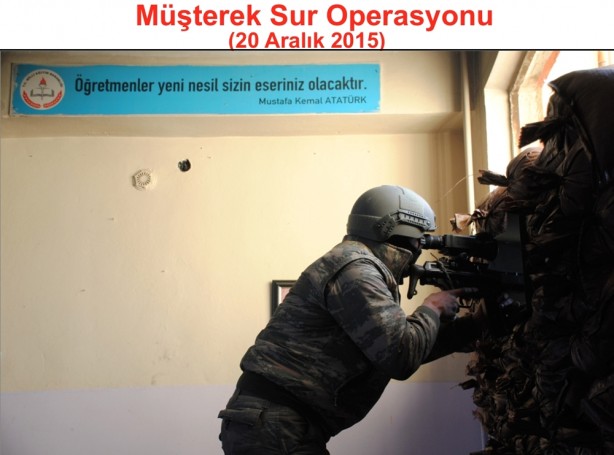 Sur'daki PKK'yı süpürme operasyonunun fotoğrafları paylaşıldı