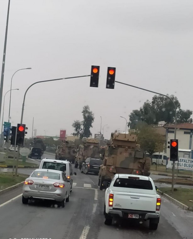 Foto - Suriye sınırında askeri araç hareketliliği