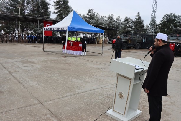 Foto - Suriye'de kalp krizi geçiren şehit polis memuru ebediyete uğurlandı