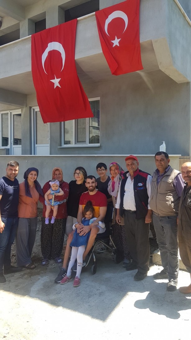 Foto - Suriye'de yaralanan Piyade Uzman Çavuş, babaevine getirildi