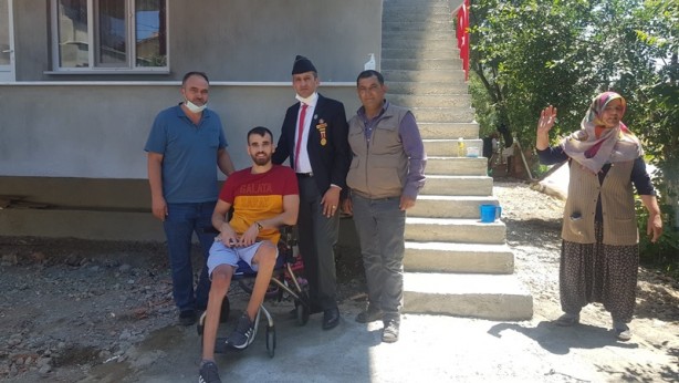 Foto - Suriye'de yaralanan Piyade Uzman Çavuş, babaevine getirildi