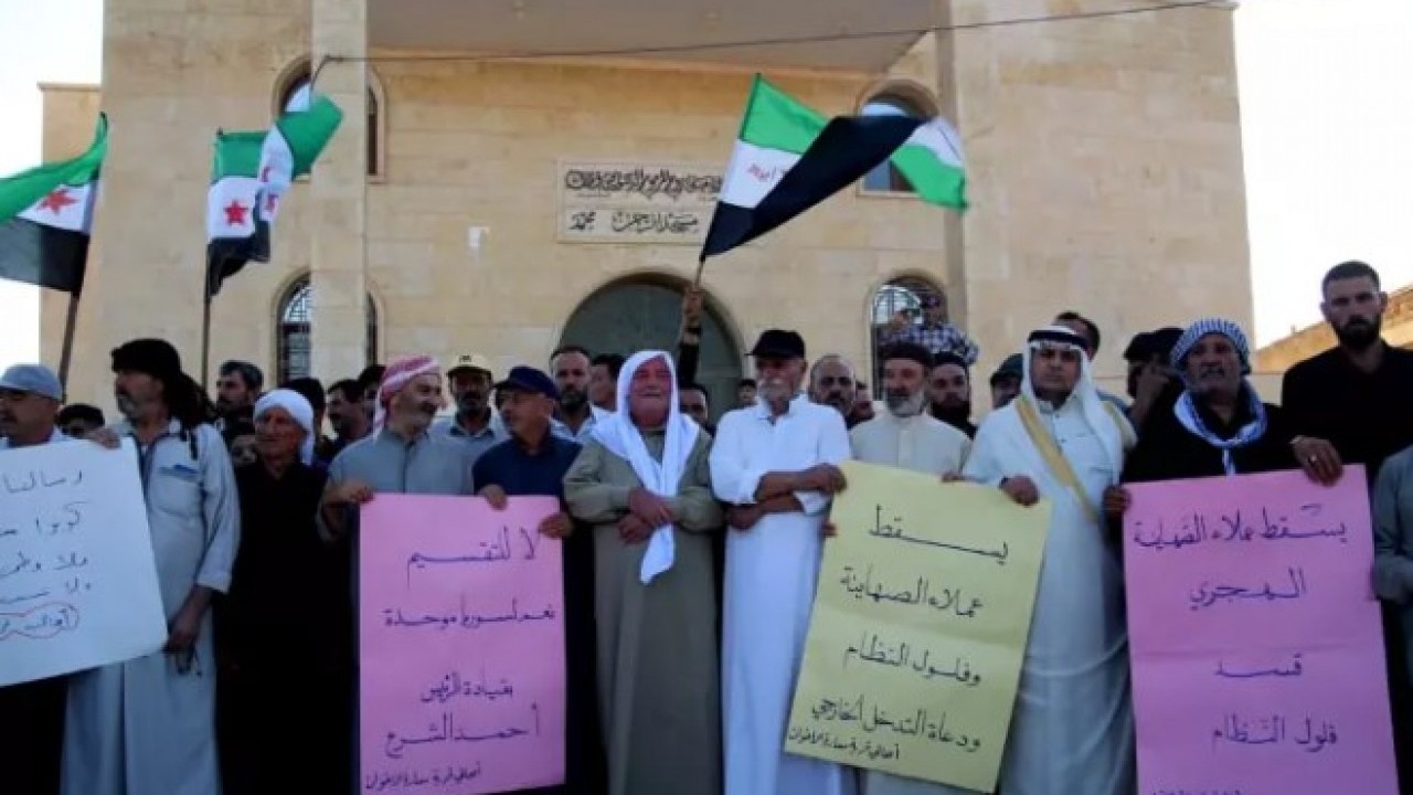 Foto - Suriye'deki Dürzilerden dikkat çeken hamle: Sokaklara döküldüler!