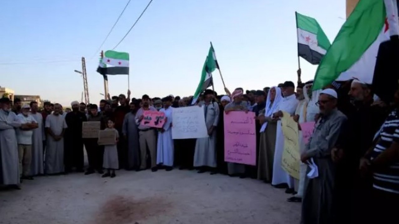 Foto - Suriye'deki Dürzilerden dikkat çeken hamle: Sokaklara döküldüler!