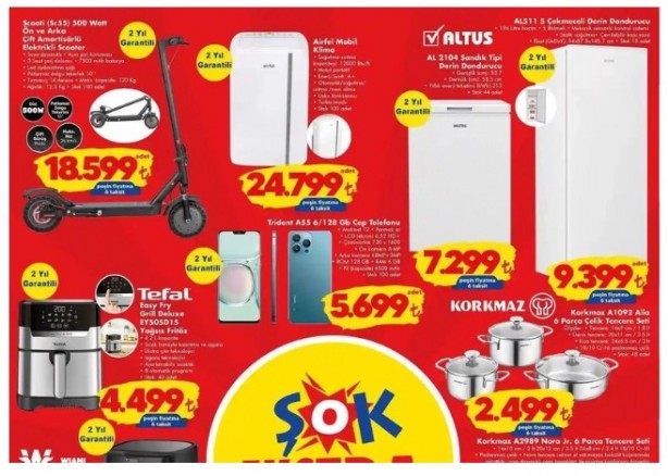 Foto - Sürpriz ürünlerde fırsat! Şok'ta yeni indirim rüzgarı