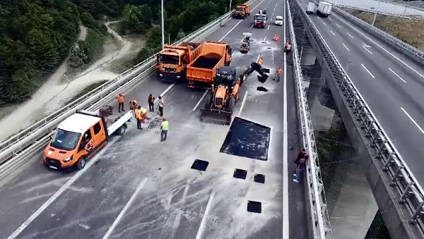 Foto - Sürücülerin yüzünü güldüren haber! Çalışmalar erken bitti