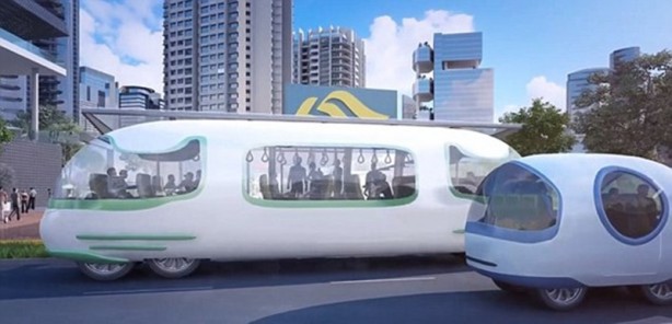 Sürücüsüz otobüsler yola çıkıyor 