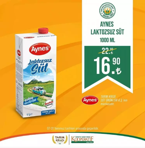 Foto - Süt, tavuk, içecek, kağıt havlu… Tarım Kredi'de yeni indirim yağmuru