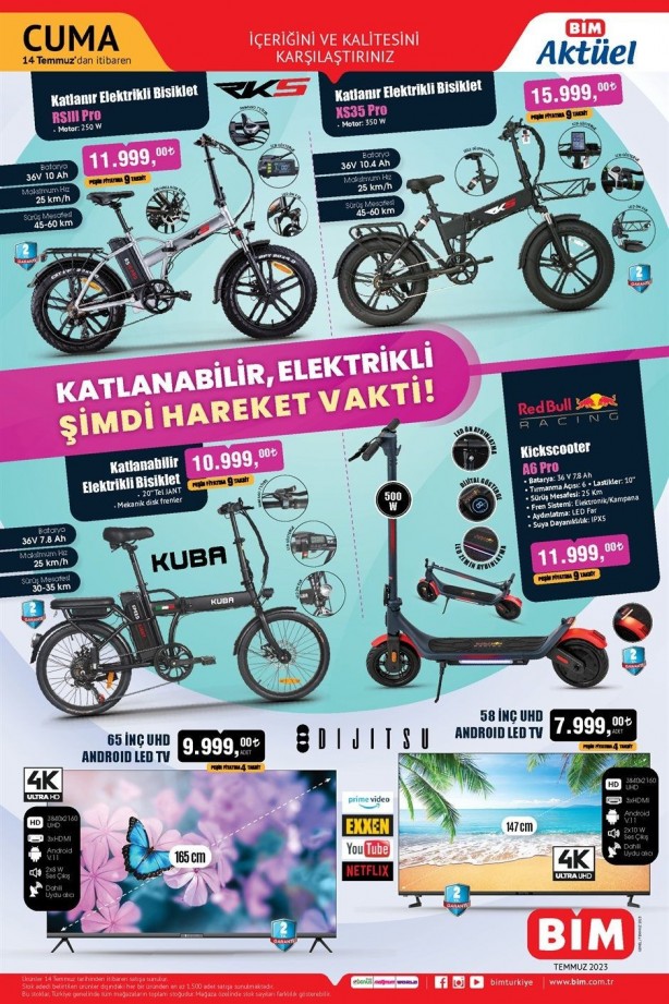 Foto - Sütten peynire, deterjandan televizyona… BİM’de yeni indirim fırtınası