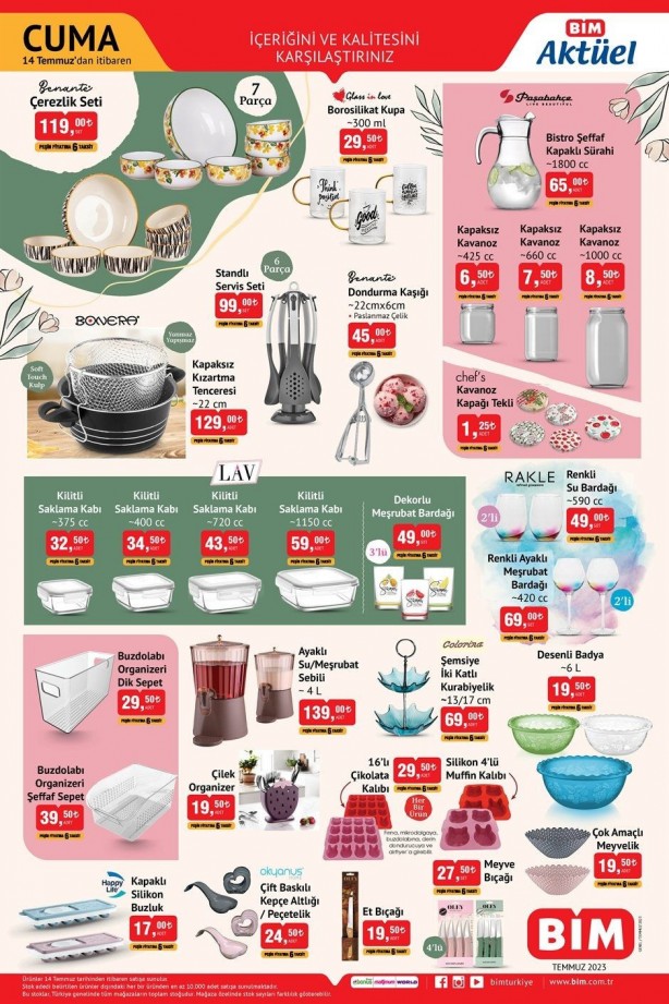 Foto - Sütten peynire, deterjandan televizyona… BİM’de yeni indirim fırtınası