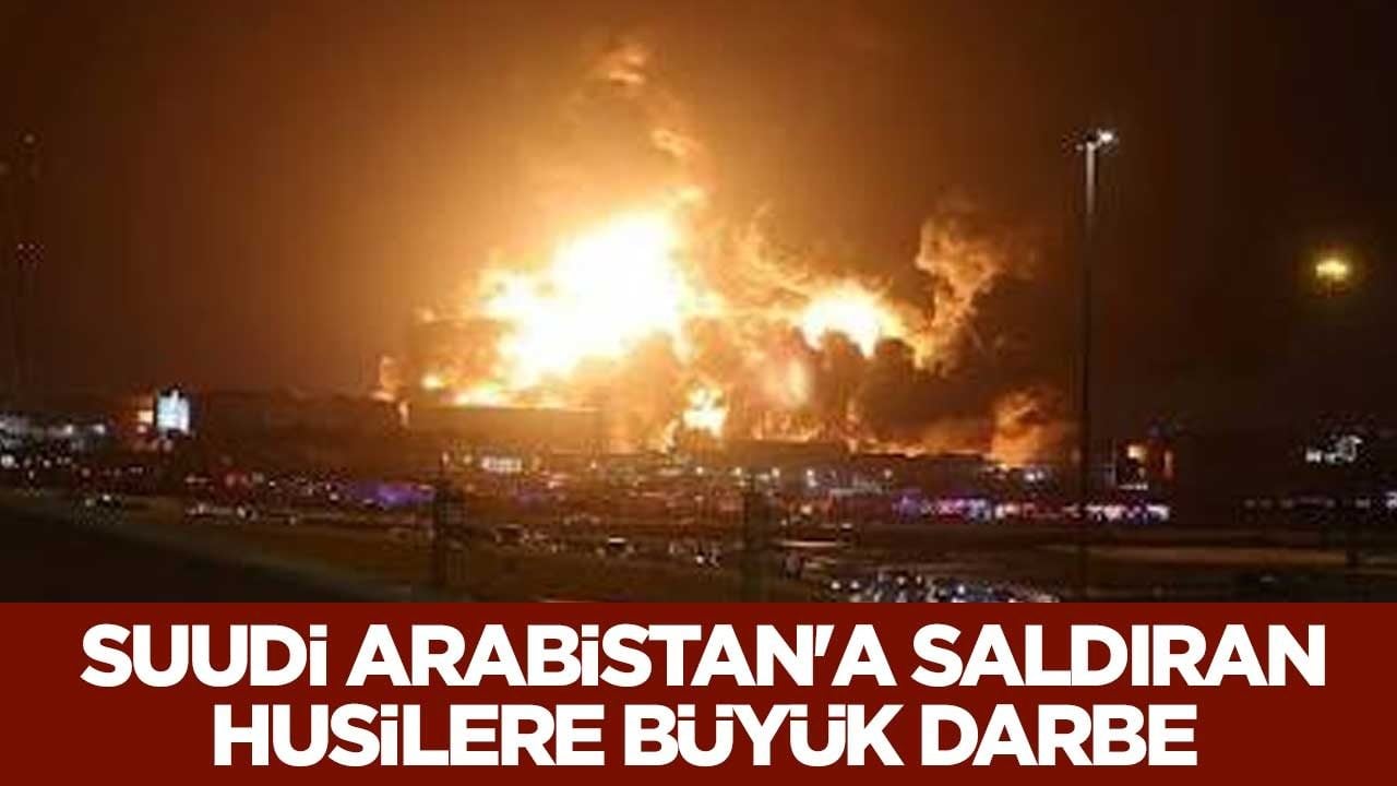 Suudi Arabistan'a saldıran Husilere büyük darbe