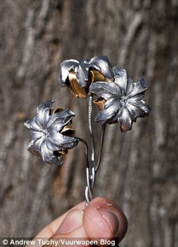 Foto - Suyun direnci bakın mermiyi ne hale getirdi!