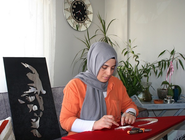 Foto - Tablodan etkilendi meslek edindi