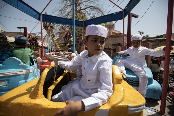 Foto - Tac Mahal’de bayram namazı