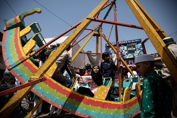 Foto - Tac Mahal’de bayram namazı