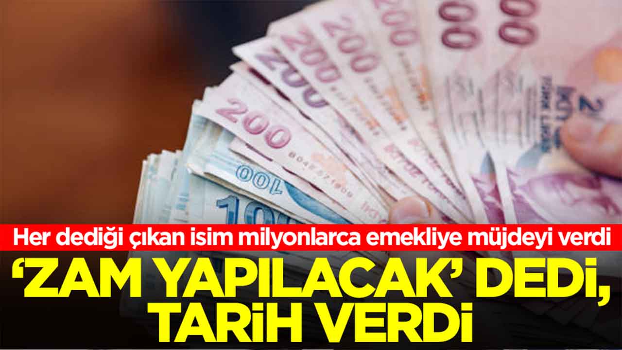 Tahminlerinde asla yanılmayan isim milyonlarca emekliye müjdeyi verdi: 'Zam yapılacak' dedi tarih verdi