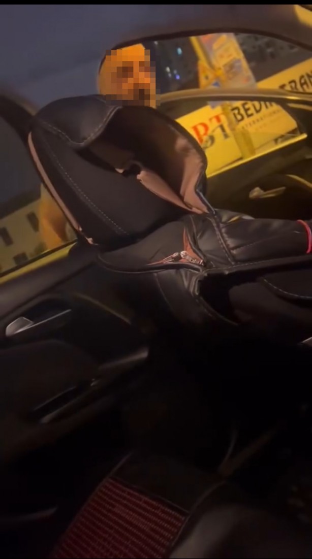 Foto - Taksiciden ahlaksız teklif! Trafikten men edin şunu