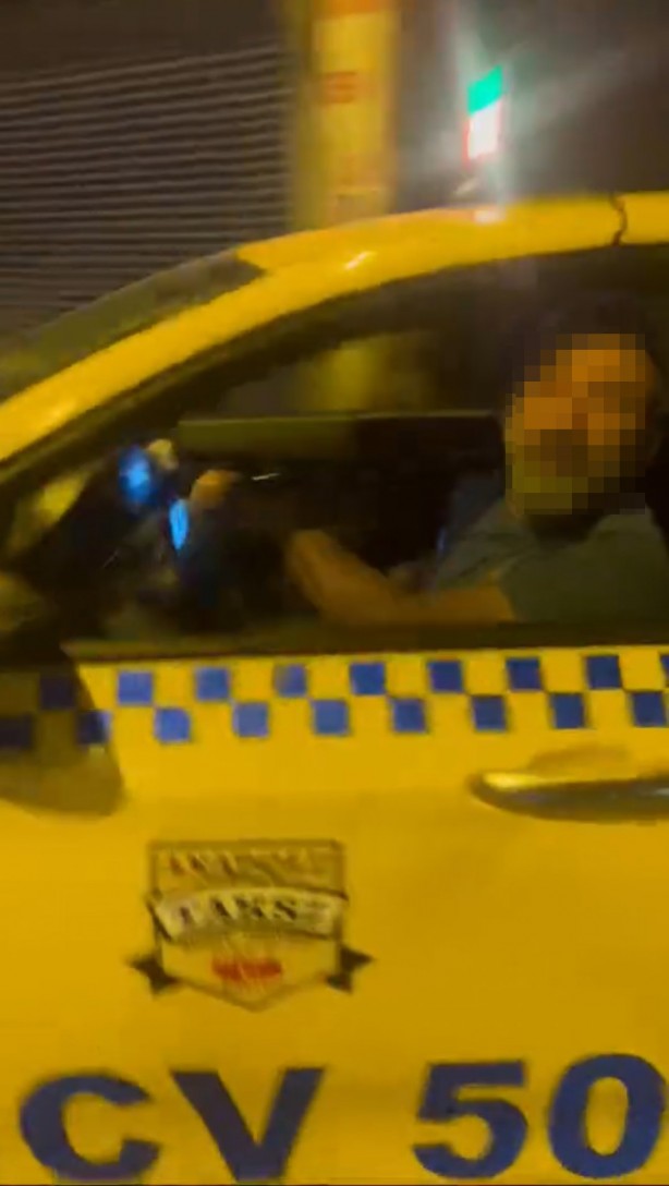 Taksiciden ahlaksız teklif! Trafikten men edin şunu