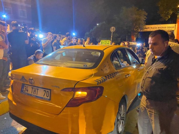 Foto - Taksicinin boğazını kesti!