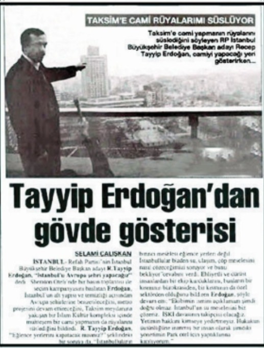 Foto - Taksim Camii’ne böyle karşı çıkmışlardı… Vesayetçilerin utanç manşetleri!