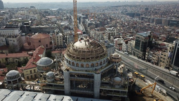Foto - Taksim Camii'nin yüzde 85'i bitti