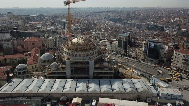 Foto - Taksim Camii'nin yüzde 85'i bitti