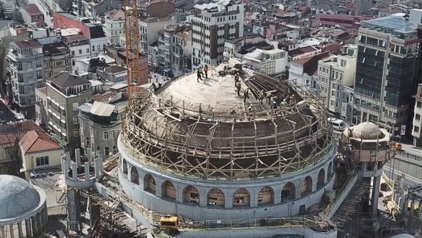 Foto - Taksim Camii'nin yüzde 85'i bitti