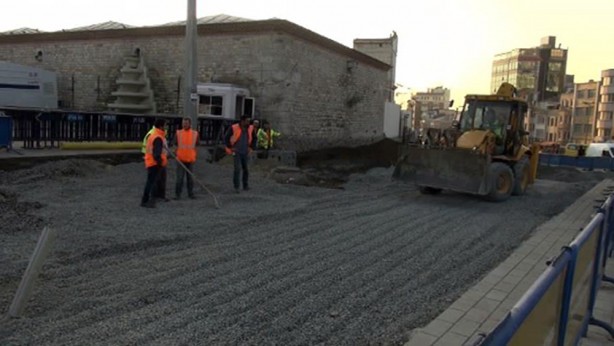 Foto - Taksim meydanı düzenlemesinde sona yaklaşılıyor