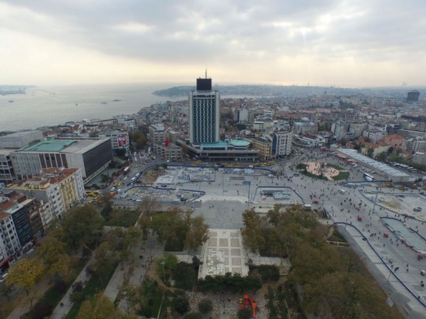 Foto - Taksim meydanı düzenlemesinde sona yaklaşılıyor