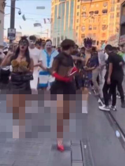 Taksim’de dolar atıp eğleniyorlardı! Villalarından yaka paça alındı