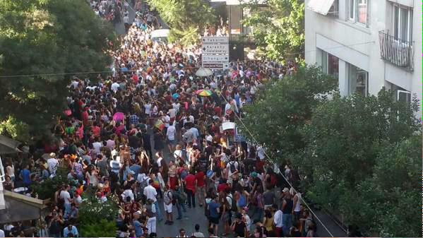 Foto - Taksim'deki ürküten yürüyüşten kareler