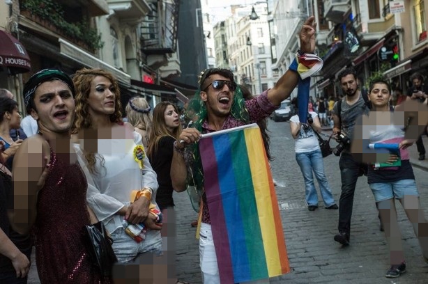 Foto - Taksim'deki ürküten yürüyüşten kareler