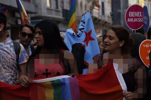 Foto - Taksim'deki ürküten yürüyüşten kareler